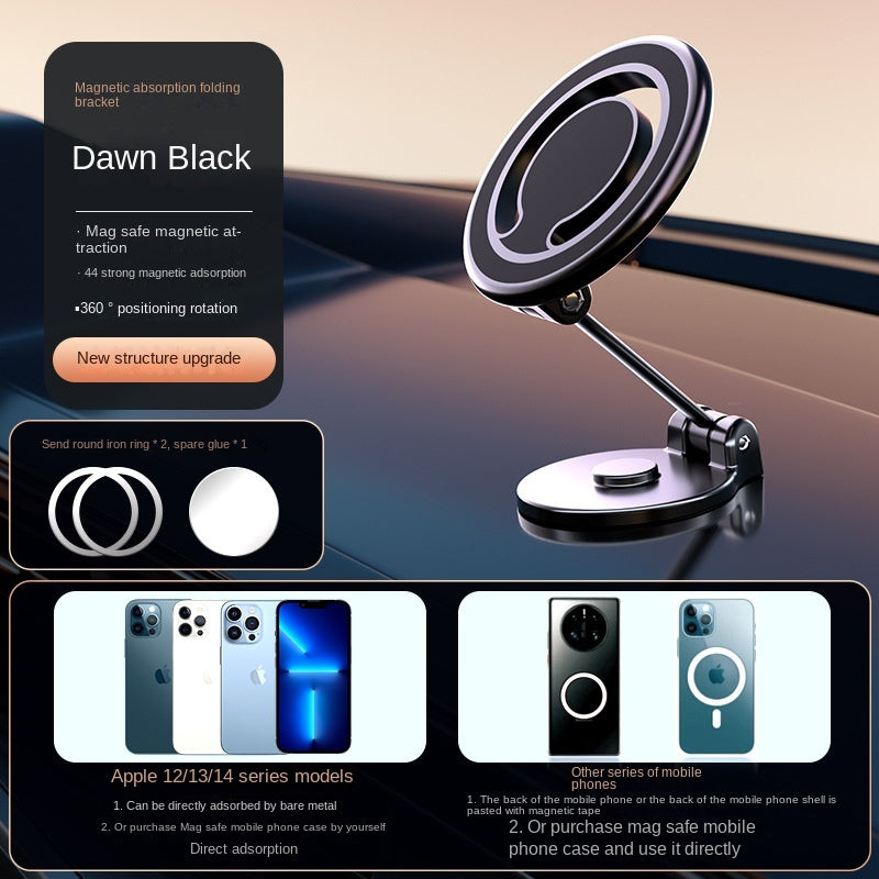 New Car Mount, Magnetic Phone Holder For Car, Hands Free  Car Holder Mount Dash  Mount For Car Fit For 4 13 12 Pro Max Plus Mini MagSafe Case