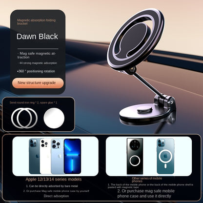 New Car Mount, Magnetic Phone Holder For Car, Hands Free  Car Holder Mount Dash  Mount For Car Fit For 4 13 12 Pro Max Plus Mini MagSafe Case