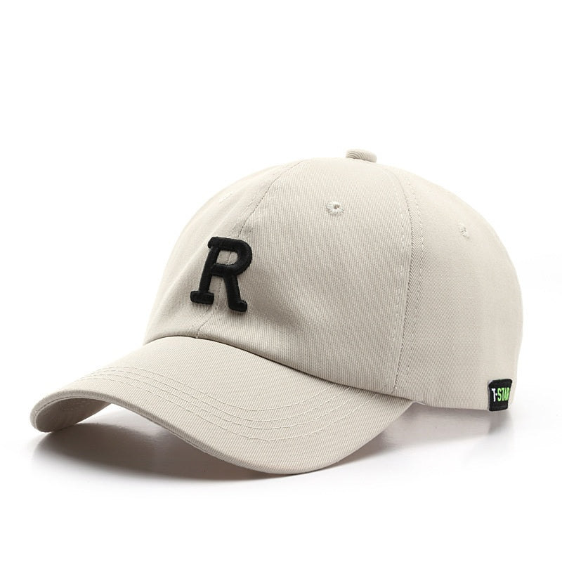 NEW Adjustable Cap Letter R Embroidery Unisex Baseball Cap