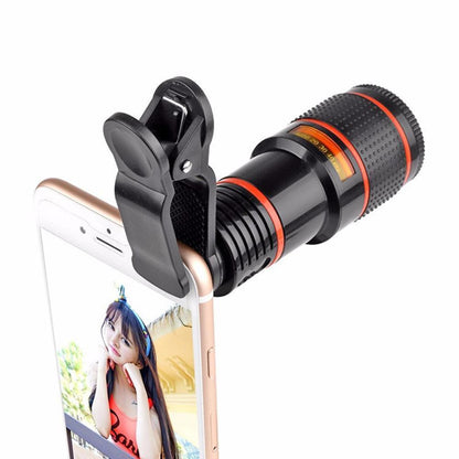 NEW HD 8X Clip On Optical Zoom Telescope Camera Lens For Universal Mobile Cell Phone
