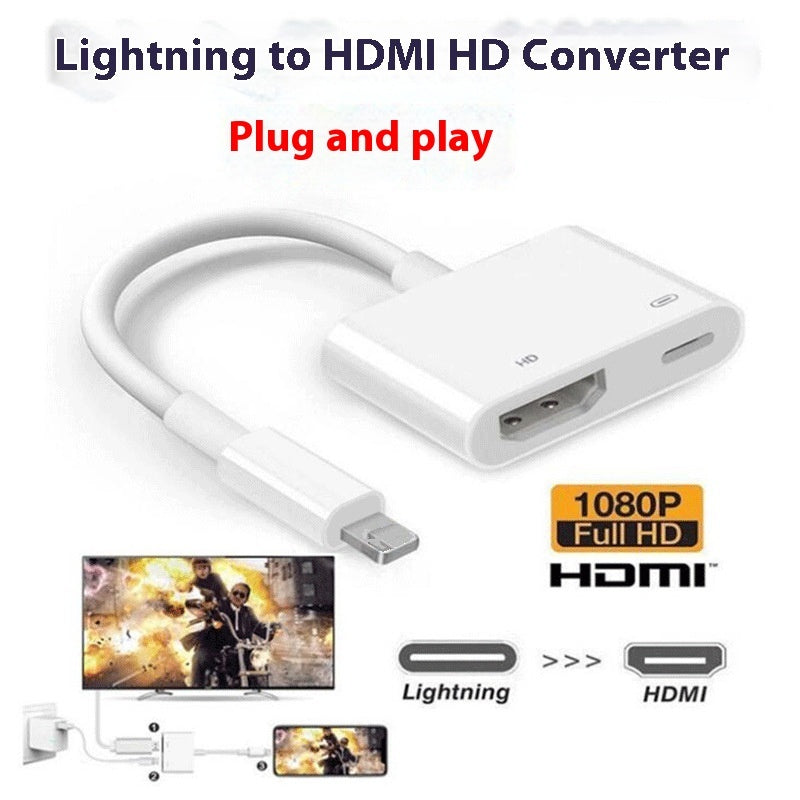 Same Screen With Mobile Phone HD Converter Adapter Cable