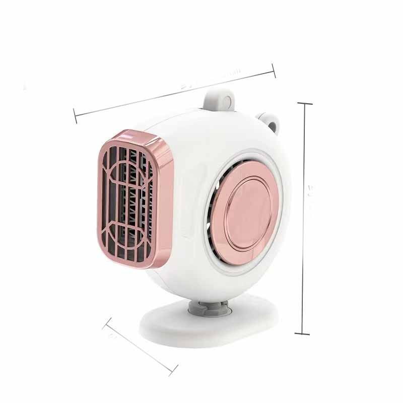 NEW Warm Cold Dual Use Car Low Noise Defog Windscreen Fan Heater Demister Car Heater Fan Heater Window Mist Remover