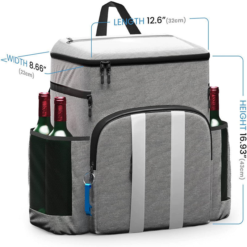 Large Capacity Refrigerated Backpack Picnic Insulation