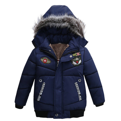 NEW Small And Medium-Sized Boys Cotton-Padded Jackets