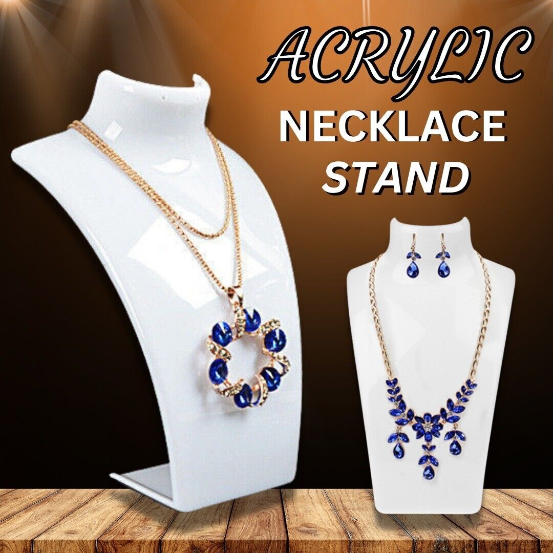 Acrylic Display Stand Necklace Pendant Bust Mannequin - JonaStore