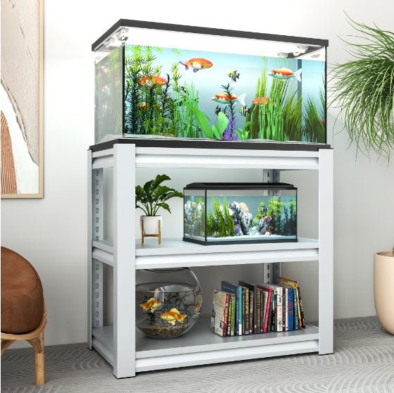 Adjustable 3 - tier Fish Tank Rack - JonaStore