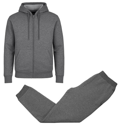 Women's Fleece Lined 2 Piece Full-Zip Hoodie and Jogger Set