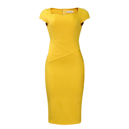 NEW Solid Color Sheath Work Dress