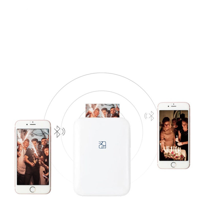 NEW Color Photo Printer Portable Full Color Wireless Photo Printer USB Bluetooth Thermal Sublimation Printer