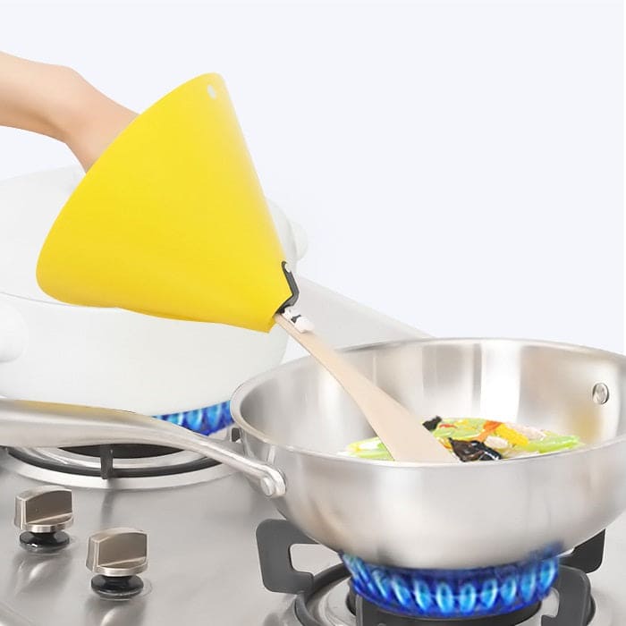 Anti - oil Splash Cooking Artifact Baffle Spatula - JonaStore