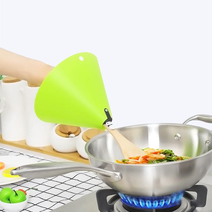 Anti - oil Splash Cooking Artifact Baffle Spatula - JonaStore