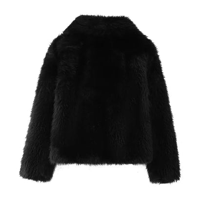 Artificial Fur Mink - like Coat Winter Coat European And American Socialite Style Top - JonaStore