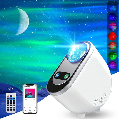 Aurora Borealis Starlight Projectors LED Galaxy Star Atmosphere Galaxy Night Light Home Bedroom Sky Moon Lamp Room Decor Gift - JonaStore