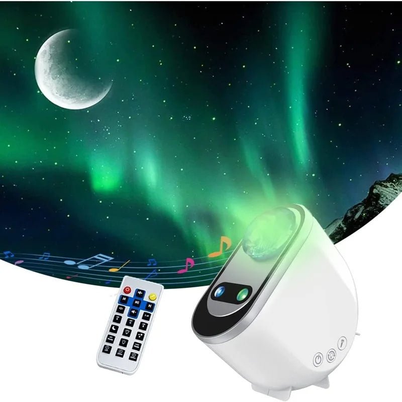 Aurora Borealis Starlight Projectors LED Galaxy Star Atmosphere Galaxy Night Light Home Bedroom Sky Moon Lamp Room Decor Gift - JonaStore