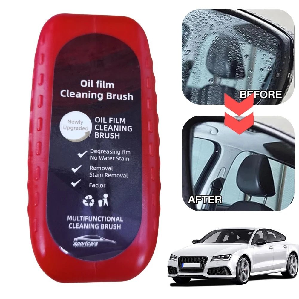 Automotive Oil Film Cleaning Brush Windshield Car Glass Sponge Cleaner - JonaStore