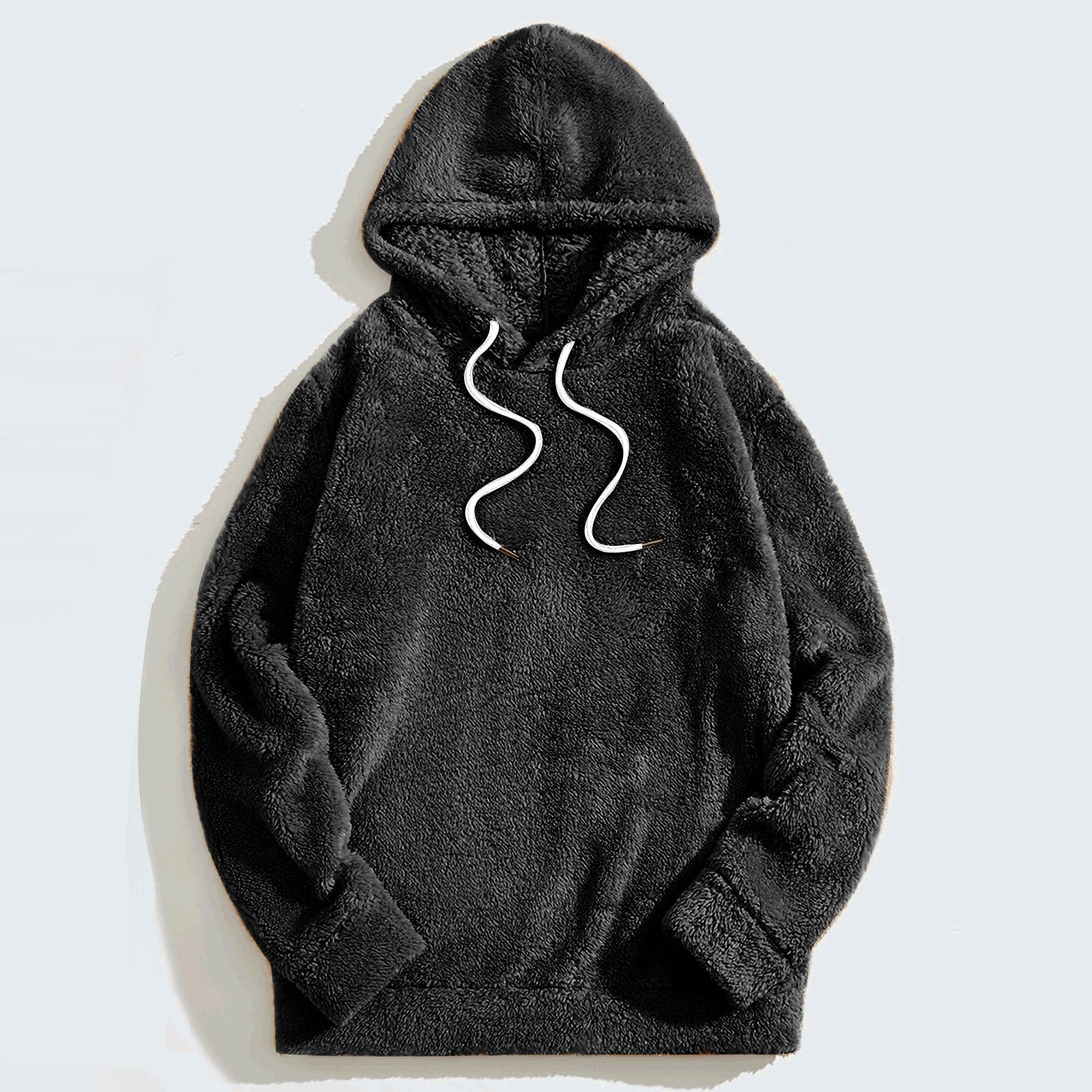 Autumn And Winter Thickening Double - sided Velvet Casual Loose Long - sleeved Hooded Sweater - JonaStore