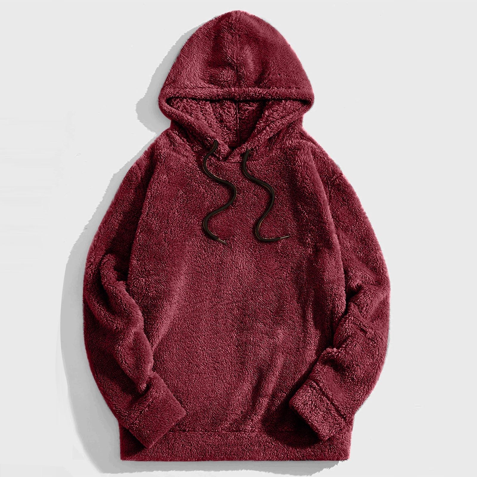 Autumn And Winter Thickening Double - sided Velvet Casual Loose Long - sleeved Hooded Sweater - JonaStore