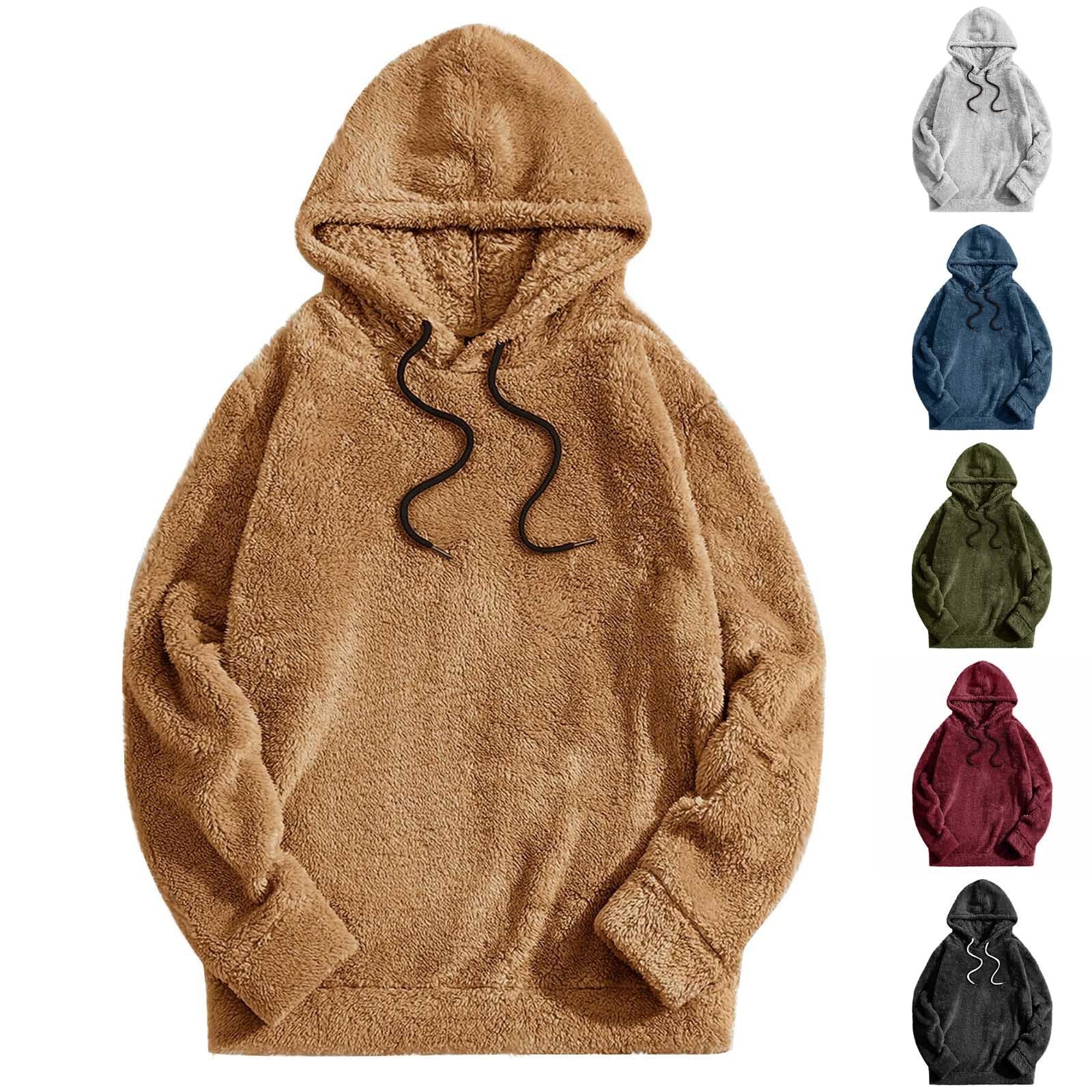 Autumn And Winter Thickening Double - sided Velvet Casual Loose Long - sleeved Hooded Sweater - JonaStore