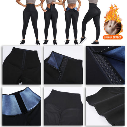 NEW Sauna Long Pants Fitness Exercise Hot Thermo Sweat Leggings Training Slimming Pant