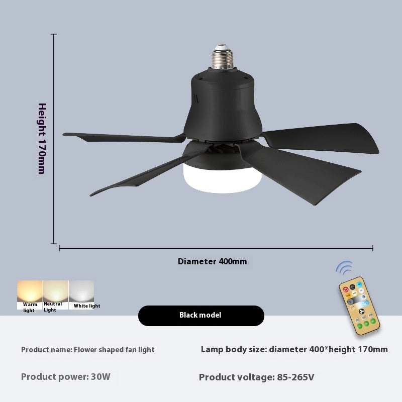 NEW Fan Bulb Integrated Home Dormitory