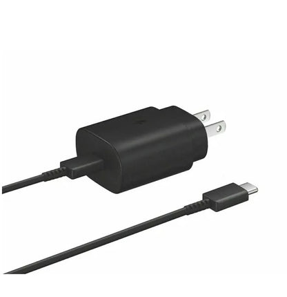 NEW 25W Type USB C Super Fast Wall Charger 6FT Cable For Galaxy S20 S21 S22