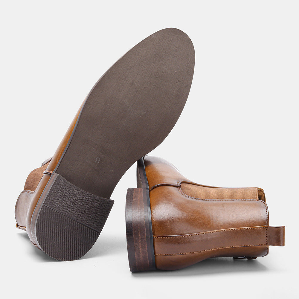 Plus Size Chelsea Boots Men&