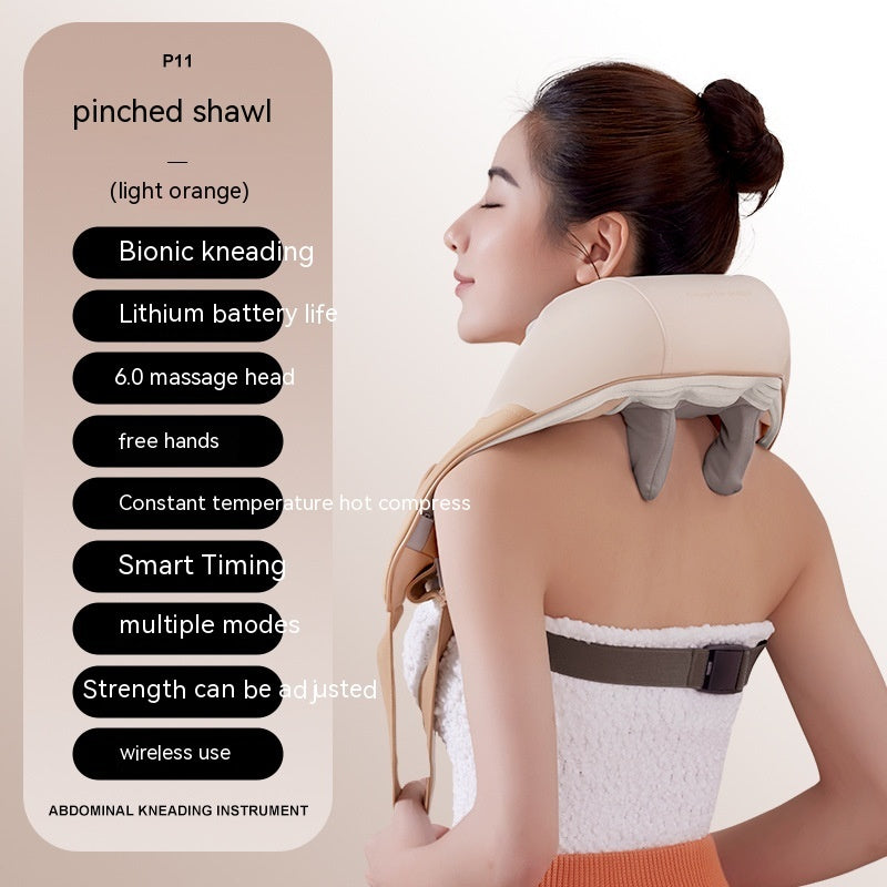 NEW Oblique Muscle Shoulder And Neck Massager Clip Kneading Electric