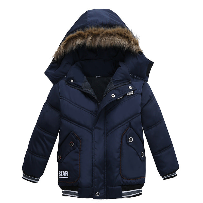 NEW Small And Medium-Sized Boys Cotton-Padded Jackets