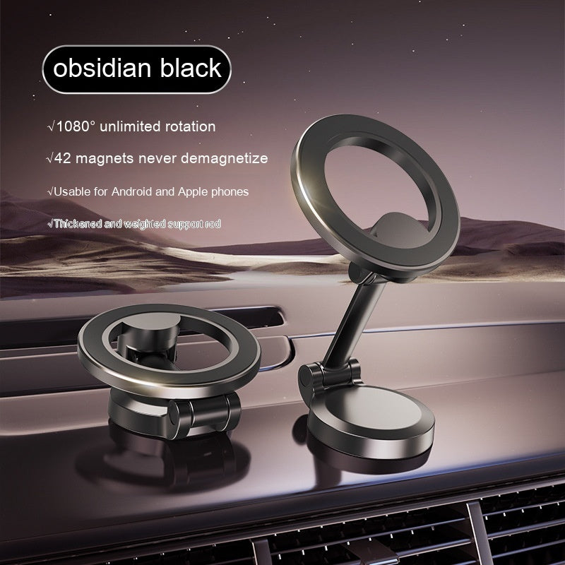 NEW Magnetic Car Phone Mount All-Metal Foldable Phone Holder For Car Strongest Magnet Dashboard Phone Mount For Phone