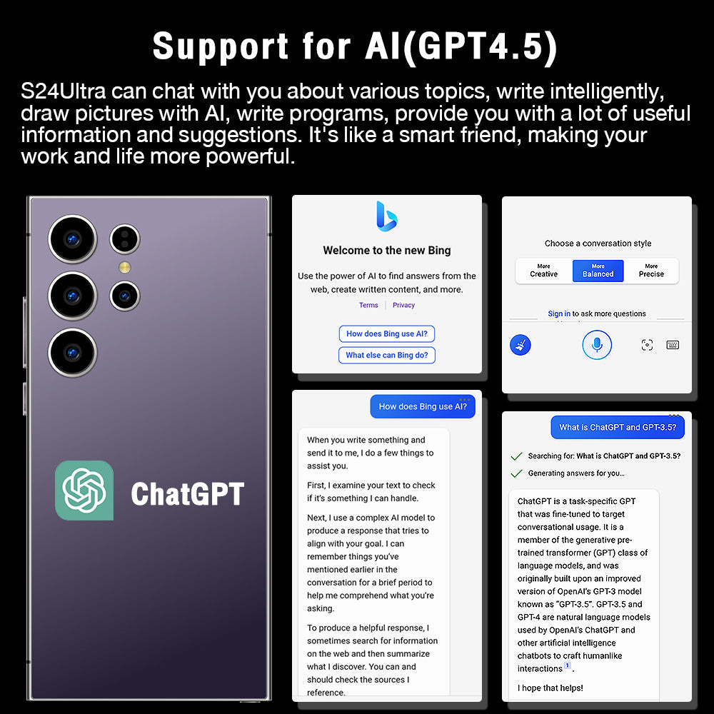 NEW S24 Ultra Cell Phones 5G Unlocked Phones smartphone with Tool Pen