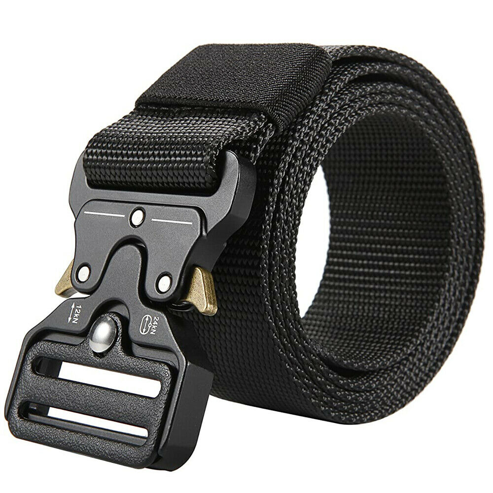 NEW Military Tactical Belt Heavy Duty Security Guard Working Utility Nylon Waistband