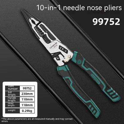 Ten-in-one Electrician Wire Cutter Multi-function