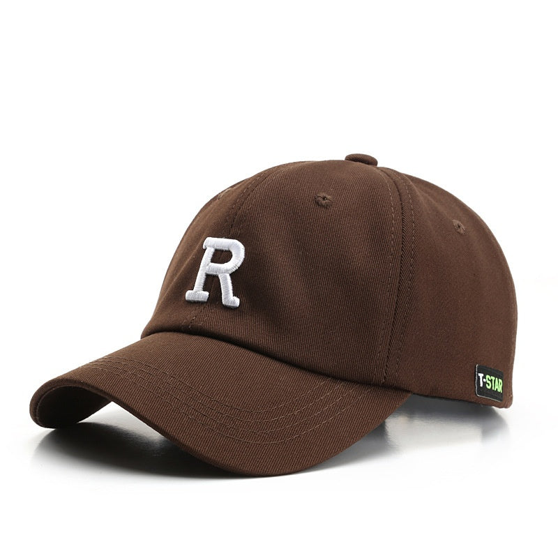 NEW Adjustable Cap Letter R Embroidery Unisex Baseball Cap