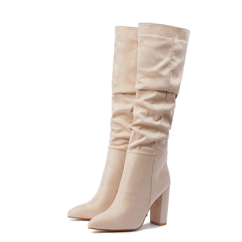 NEW Winter New High Heel Knight Women&