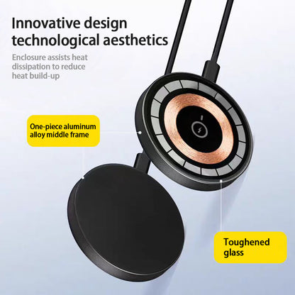 NEW Qi2 Wireless Charger 15W Magnetic Wireless Fast Charging Is Suitable For 12-16PG Mobile Phone Models. Support Temu Us