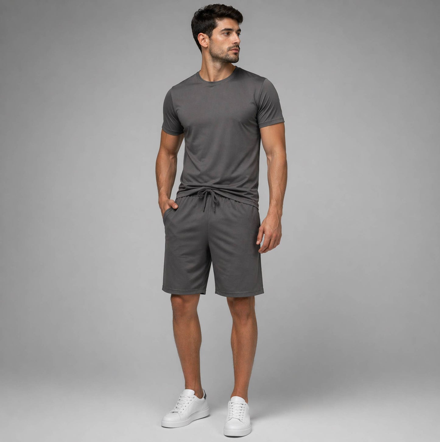 Men’s 2 Piece Athletic Tee & Short Active Set (S-3XL)