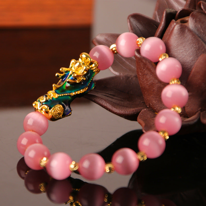 NEW 3D Gold Plated PiXiu Bracelet