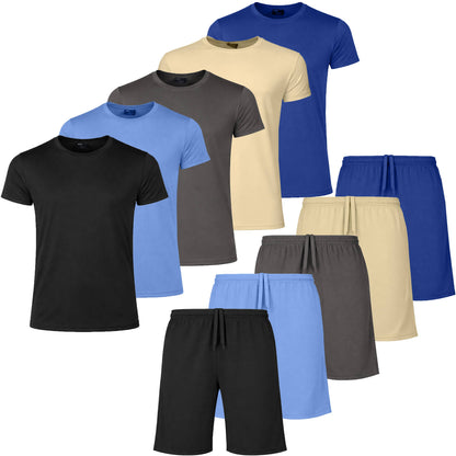 Men’s 2 Piece Athletic Tee & Short Active Set (S-3XL)