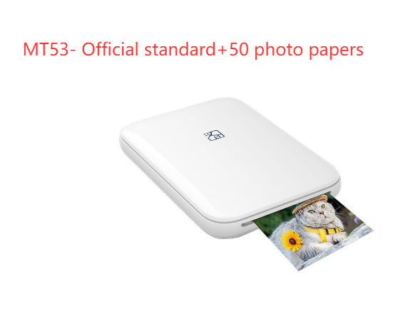 NEW Color Photo Printer Portable Full Color Wireless Photo Printer USB Bluetooth Thermal Sublimation Printer