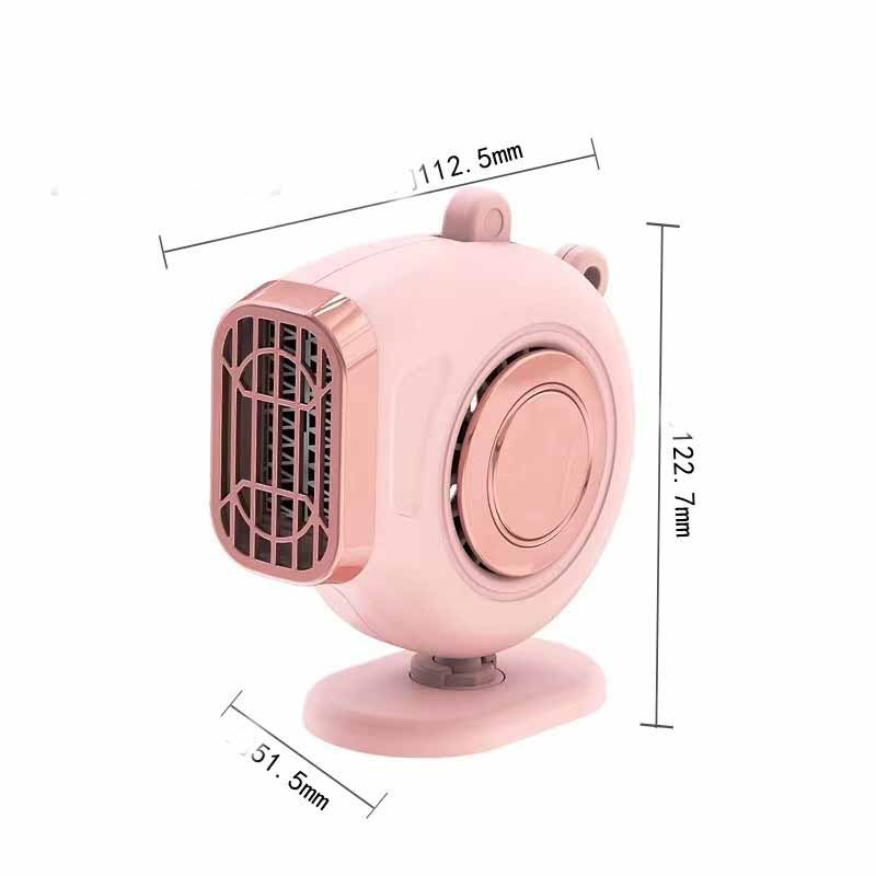 NEW Warm Cold Dual Use Car Low Noise Defog Windscreen Fan Heater Demister Car Heater Fan Heater Window Mist Remover