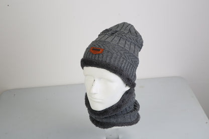 3-in-1 Winter Warm Knitted Hat, Scarf &amp; Touchscreen Gloves Set – Thick Fleece Lined Cold Weather Gear