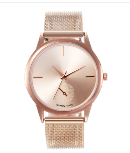 Montre de mode en or rose