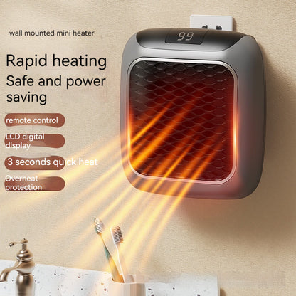 NEW Mini Fan Heater Wall-mounted Dormitory Warm Artifact