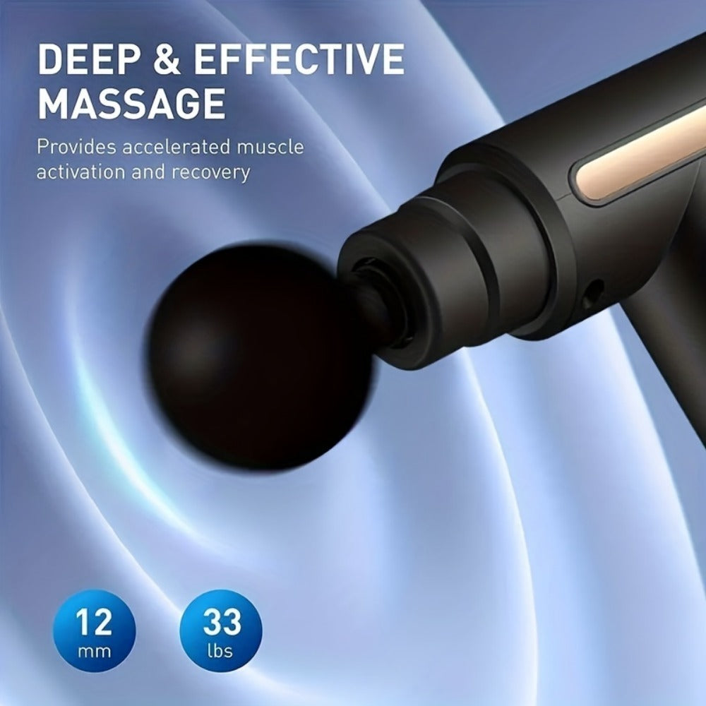 NEW Random Color Fascia Gun Household Portable Muscle Relaxer USB Rechargeable Small Massager Mini Fascia Gun