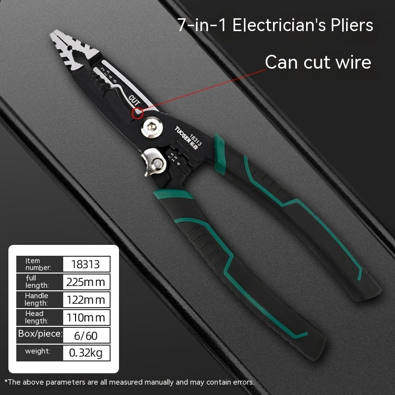 Ten-in-one Electrician Wire Cutter Multi-function