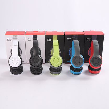 NEW Stereo P47 Headset 50 Bluetooth Headset Folding