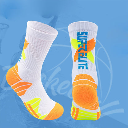 NEW For Men Compression Running Socks Athletic Socks  With Cushion Basketball Sport Socks Anti-odor And Anti-slip For Running Fitness Hiking And Cycling