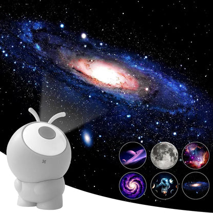 NEW Rechargeable Galaxy Projector Lights 6in1 LED Planetarium Starry Sky Night Lights Rotating Constellation Projector Lamp Decor