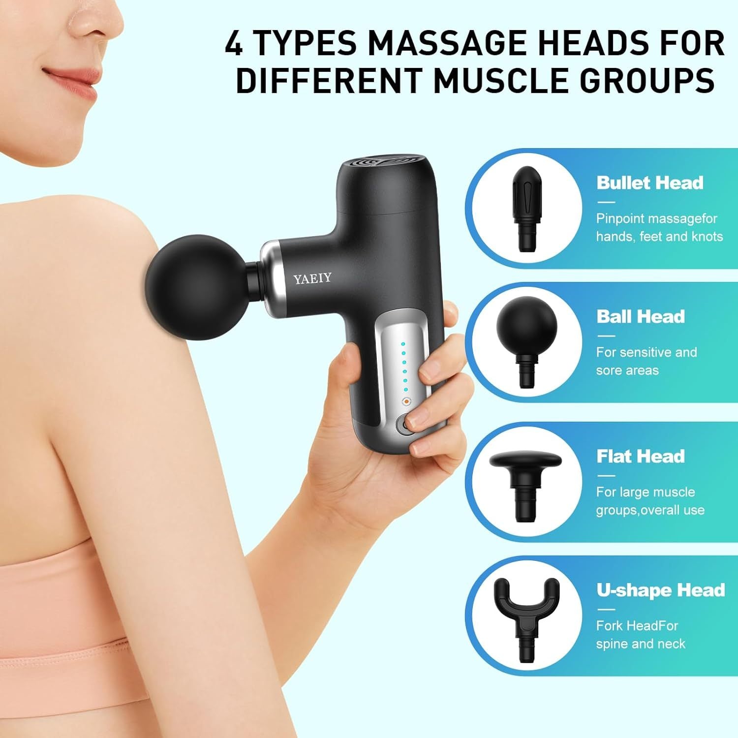 NEW Mini Massage Gun, Portable Massage Gun For Deep Tissue Muscles