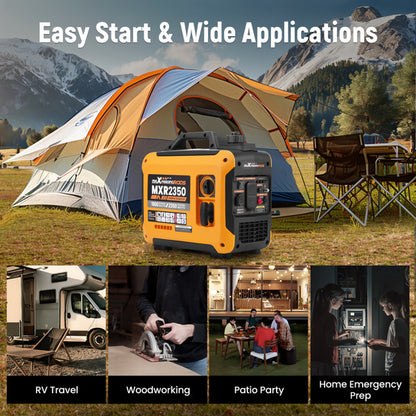 New 2350W 15kg Gasoline Variable Frequency Generator, PORTABLE STATION